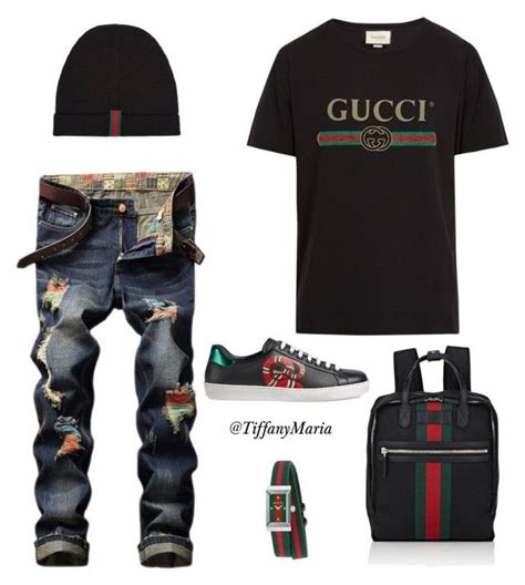 gucci mens clothing discount|Gucci swag outfit for men.